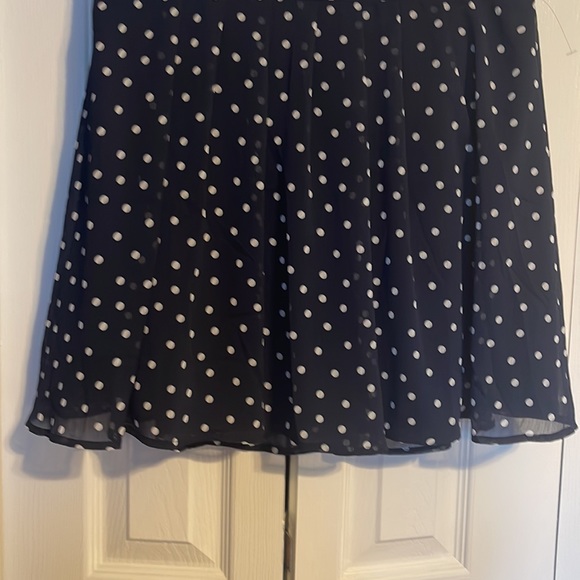 NWOT Old Navy skirt in navy blue with white polka dots size small - Picture 5 of 10